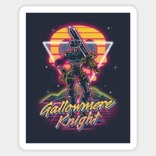 Retro Gallowmere Knight Sticker